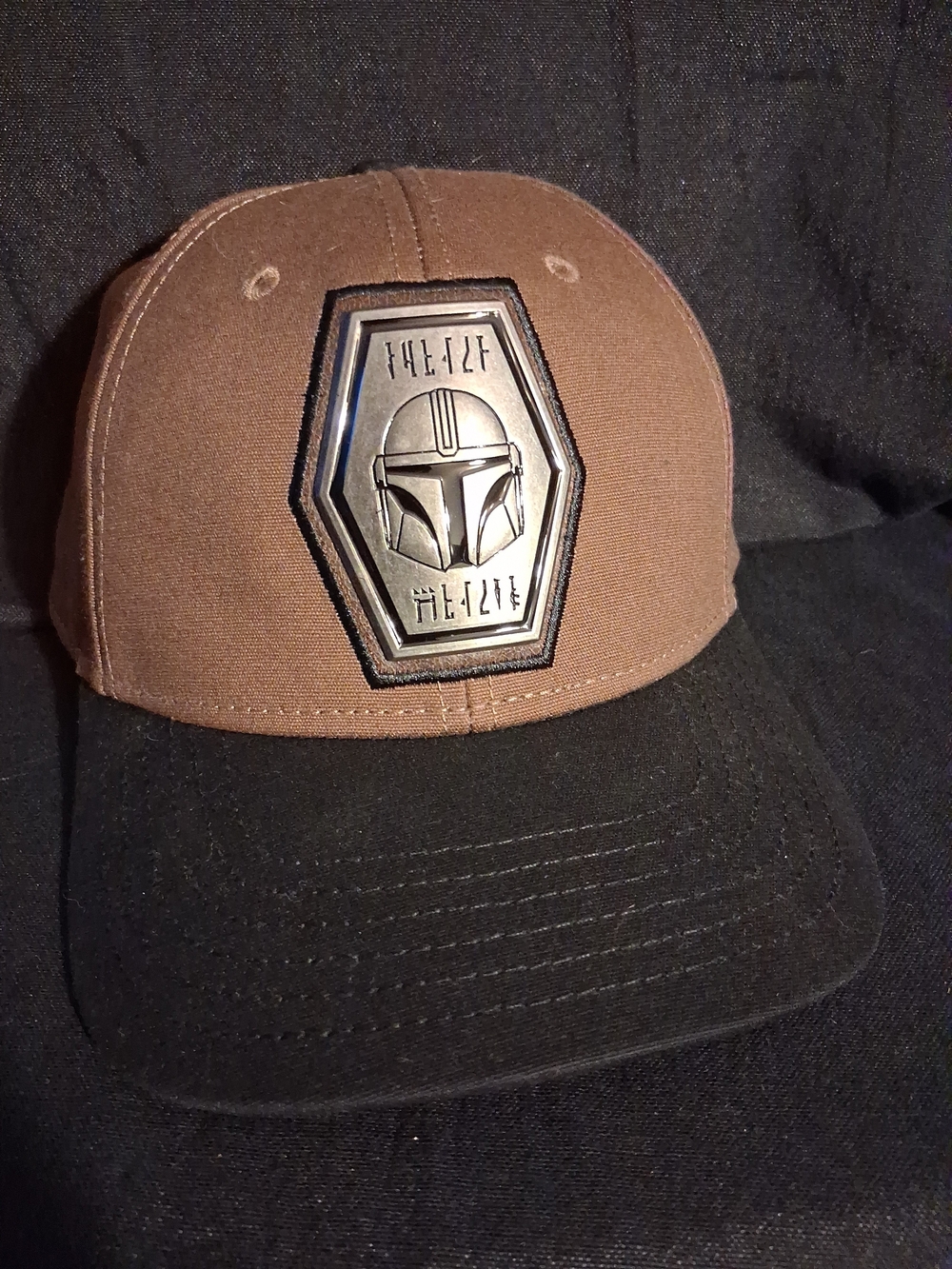MANDALORIAN Star Wars Black and Brown Cotton Adjustable Hat
